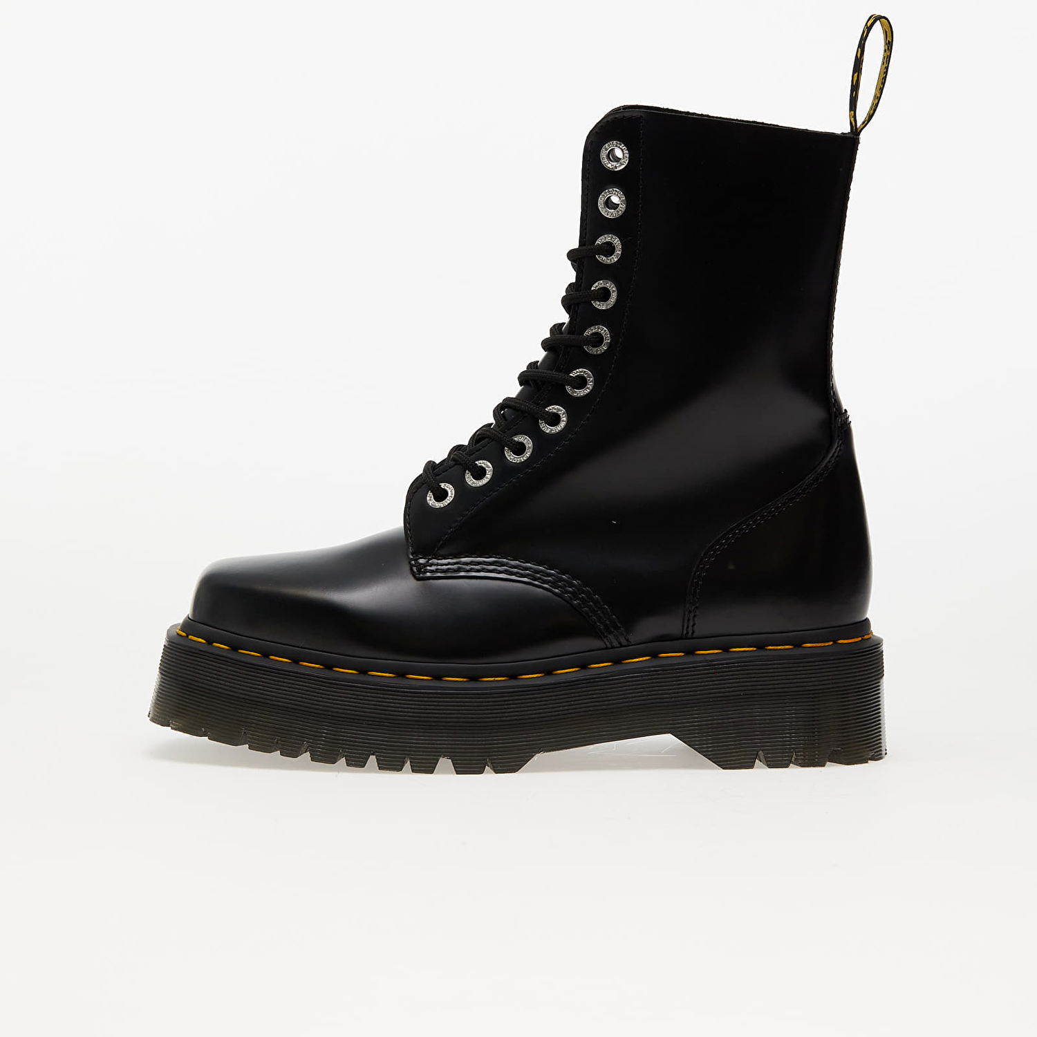 Кецове и обувки Dr. Martens 1490 Quad Squared "Black Polished Smooth" Черно | DM31147001, 0