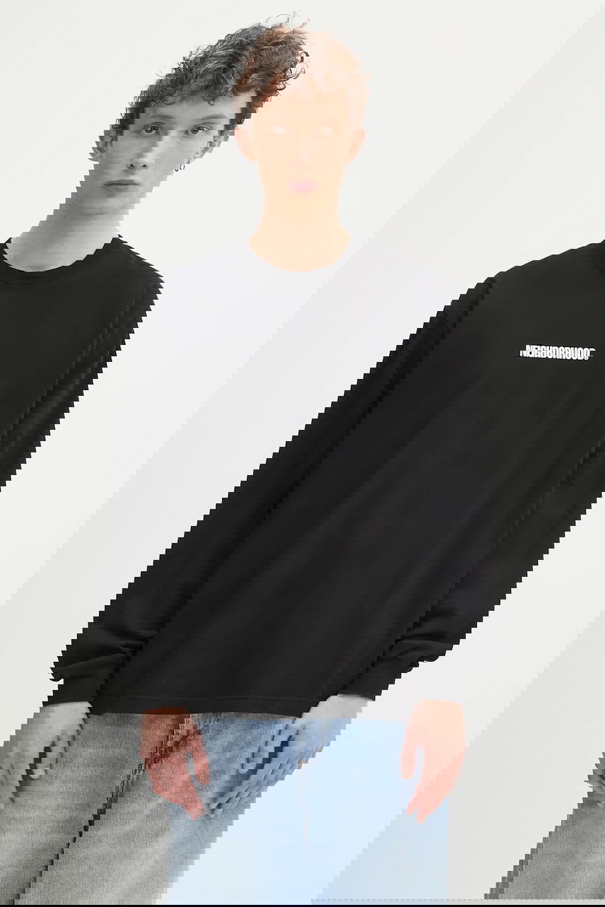 Тениска Neighborhood NEIGHBORHOOD NH. Tee LS-3 Long Sleeve T-Shirt Черно | 242PCNH.LT03, 0