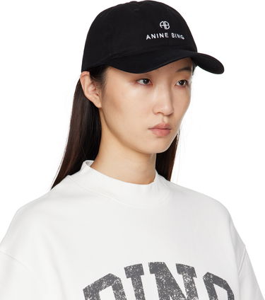 Шапка с козирка Anine Bing Anine Bing Jeremy Baseball Cap Черно | S-12-9084-000, 3
