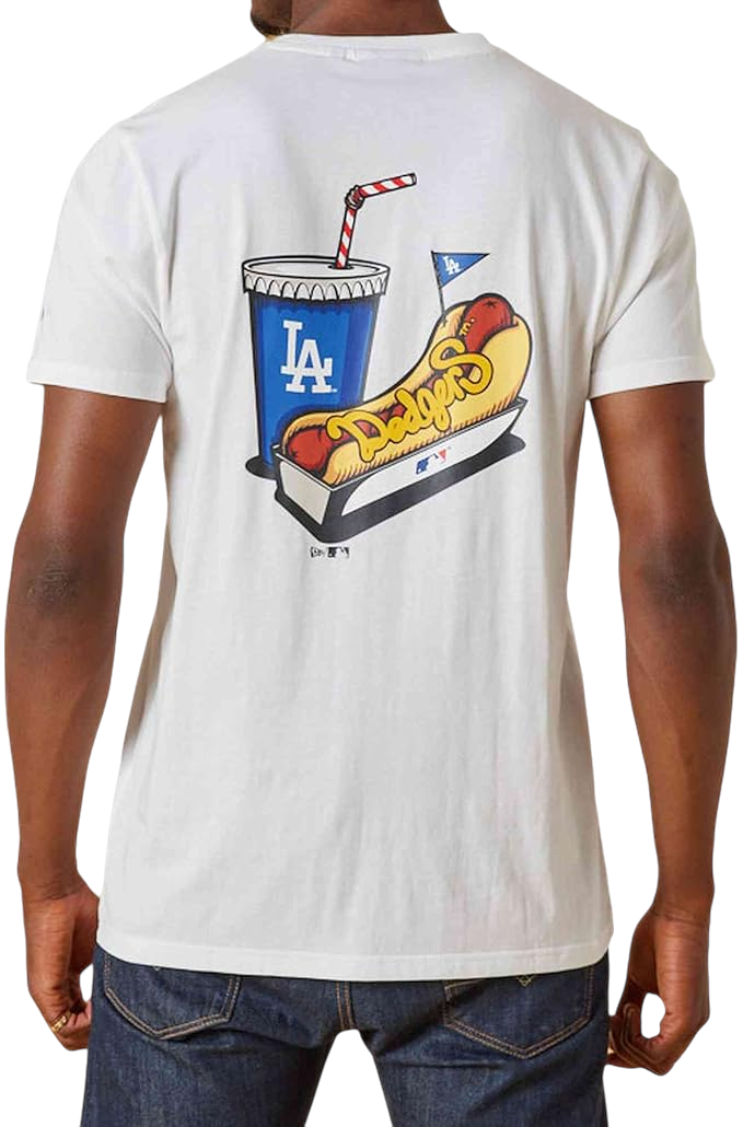 Тениска New Era New Era MLB Los Angeles Dodgers Oversized Graphic T-Shirt Бяло | 60596212-60596212, 1