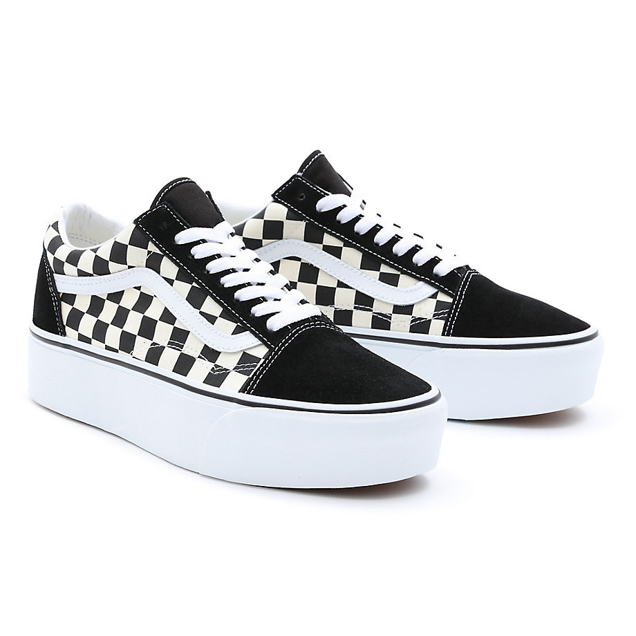 Кецове и обувки Vans Old Skool Stackform Черно | VN0A7Q5MTYQ, 1
