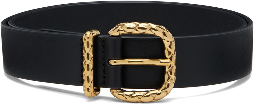 Колани Bottega Veneta Bottega Veneta Coaxial Loop Belt Черно | 826665VALKO1019