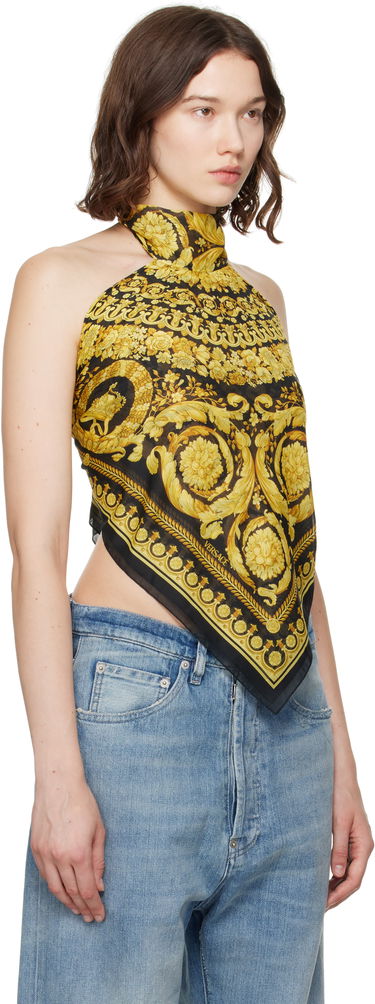 Потник Versace Versace Barocco Foulard Halter Top Черно | 1016588_1A11158, 1