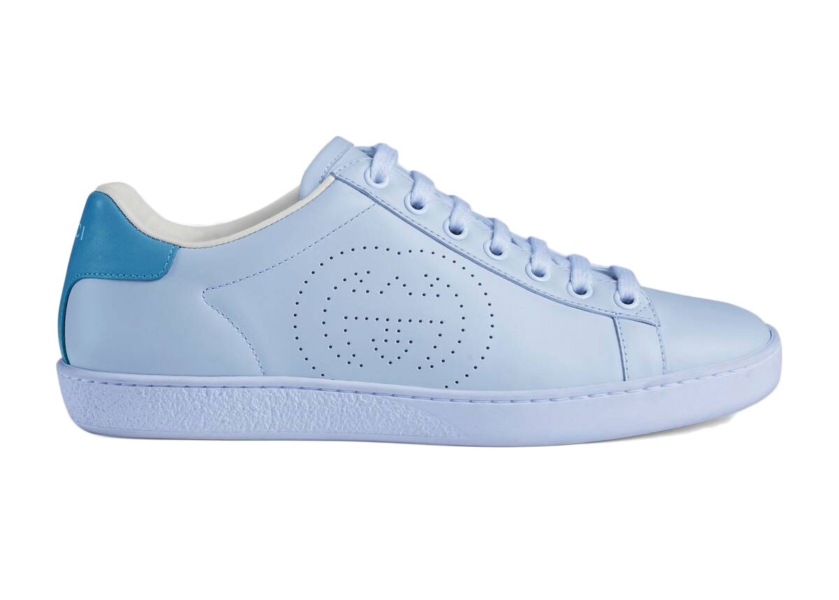 Кецове и обувки Gucci Ace Interlocking G 'Blue' (W) Синьо | _598527 AYO70 4971, 0