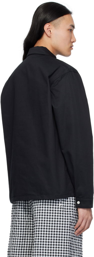 Риза Marni Marni Organic Cotton Zip-Up Shirt Черно | CUMU0297S0 UTC311, 2