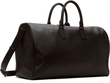 Чанта за пътуване BOSS BECKHAM x BOSS Grained Leather Holdall with Address Tag Черно | 50549409, 3
