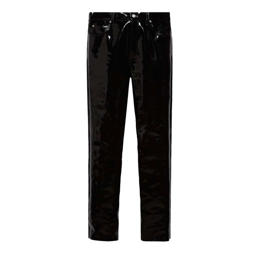 Панталони Gucci Vinyl Pant Black Черно | 760732 XDCOU 1000