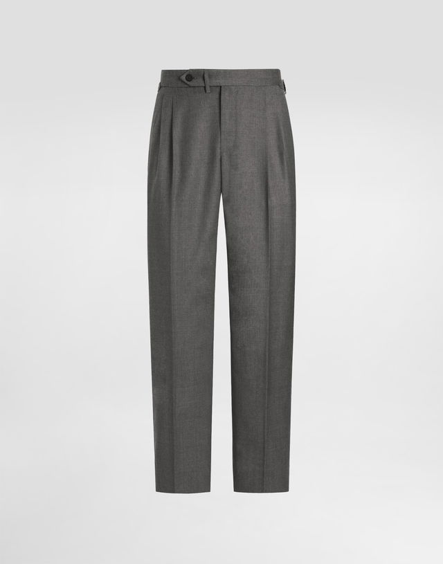 Wool Canvas Trousers