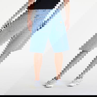 Къси панталони Carhartt WIP Brandon Short Blue Stone Bleached Синьо | I031921.0112, 2