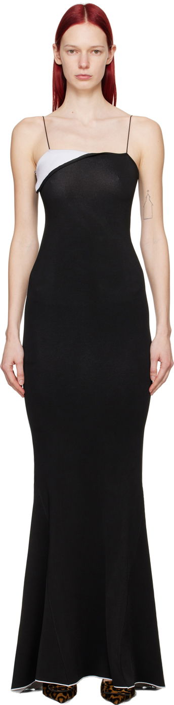 Pокля Jacquemus Sculptures Aro Maxi Dress Черно | 24E241KN449-2358, 0