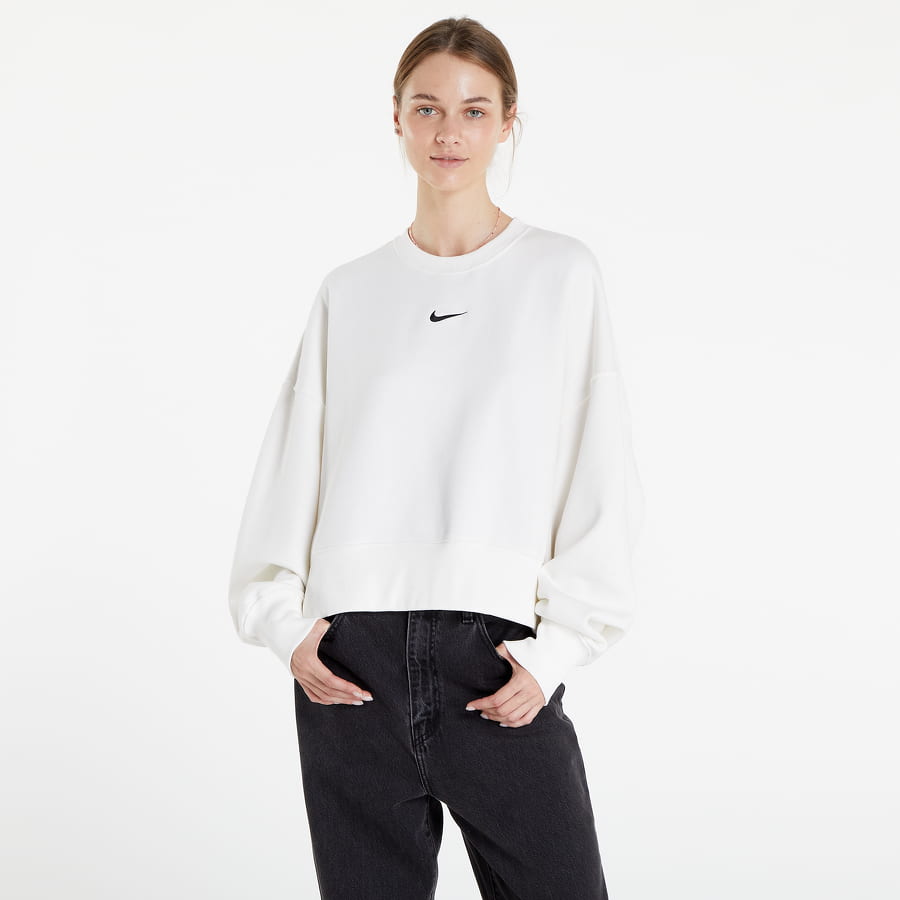 Суитчър Nike Phoenix Fleece Extra-Oversized Crew Бяло | DQ5761-133, 0