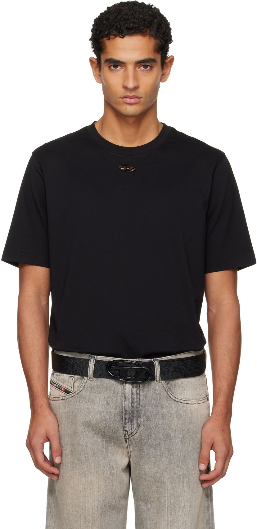 Тениска Diesel T-Adjust-Marey T-shirt Черно | A19420-0NIAX-9XX