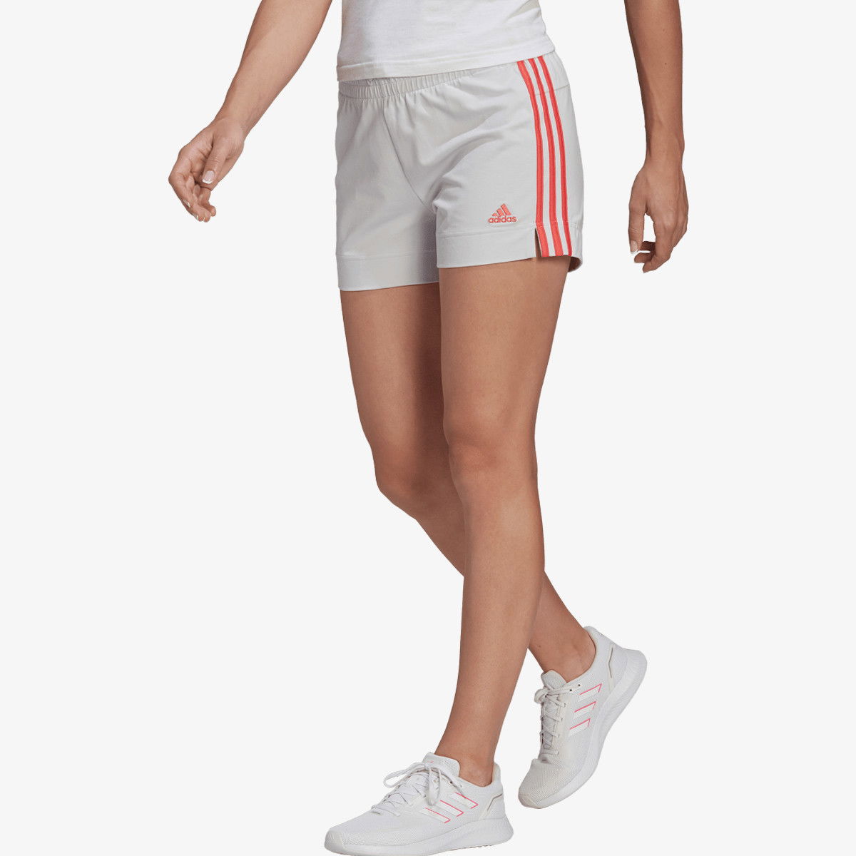 Къси панталони adidas Originals 3 Stripe Sport Shorts Бяло | HE9360, 0