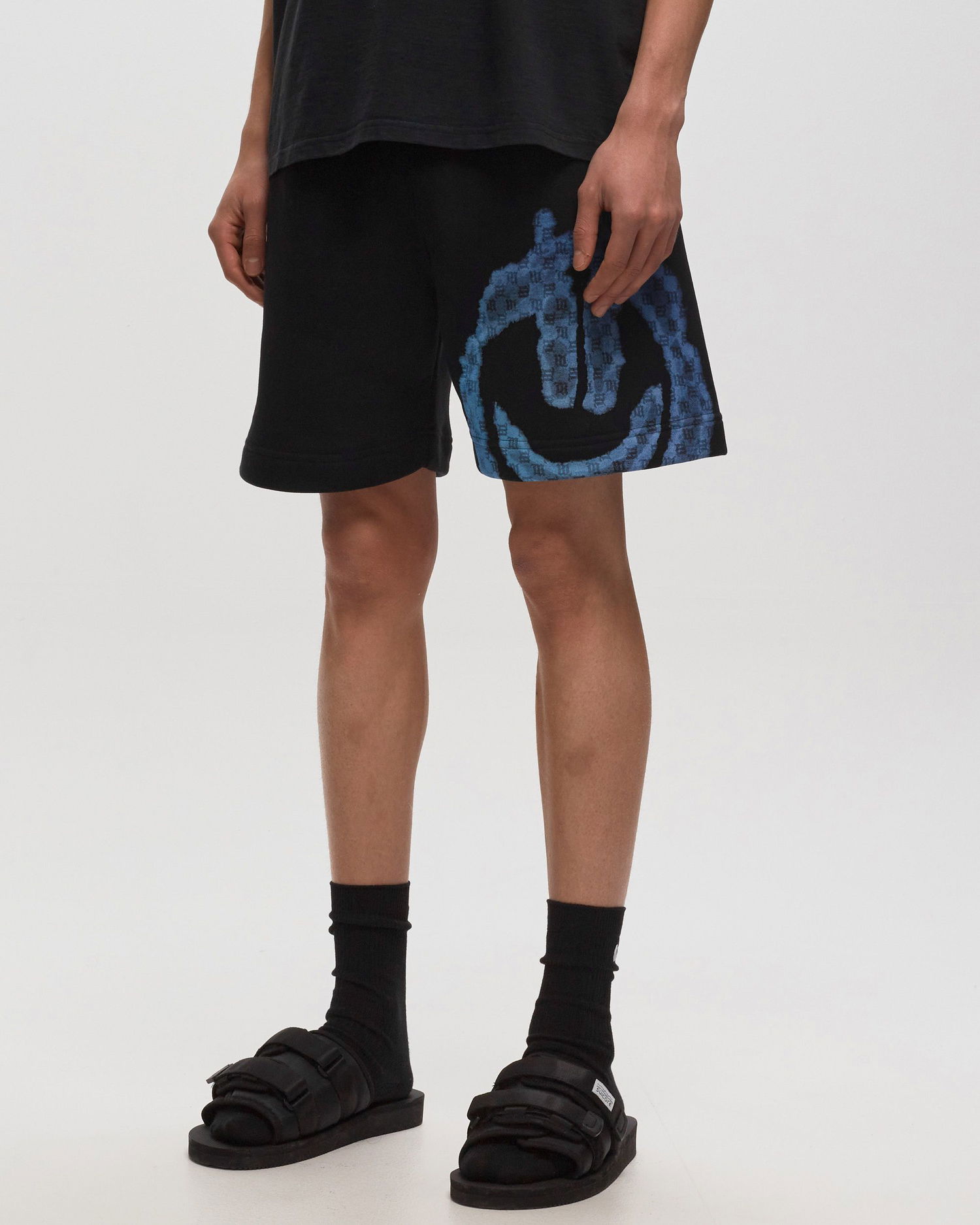Къси панталони MISBHV HISTORY OF ACID HOUSE JERSEY SHORTS Черно | 230M352, 1