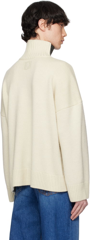Пуловер JW Anderson JW Anderson Dual Tone Turtleneck with Patch Pocket Сиво | KW1308-YN0367, 2