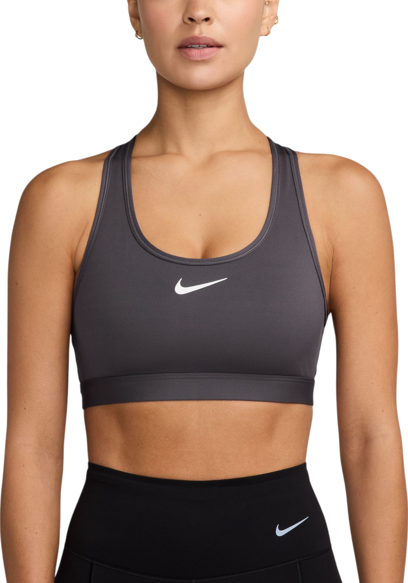 Сутиен Nike Nike Swoosh Medium Support Sports Bra Сиво | dx6821-036, 0