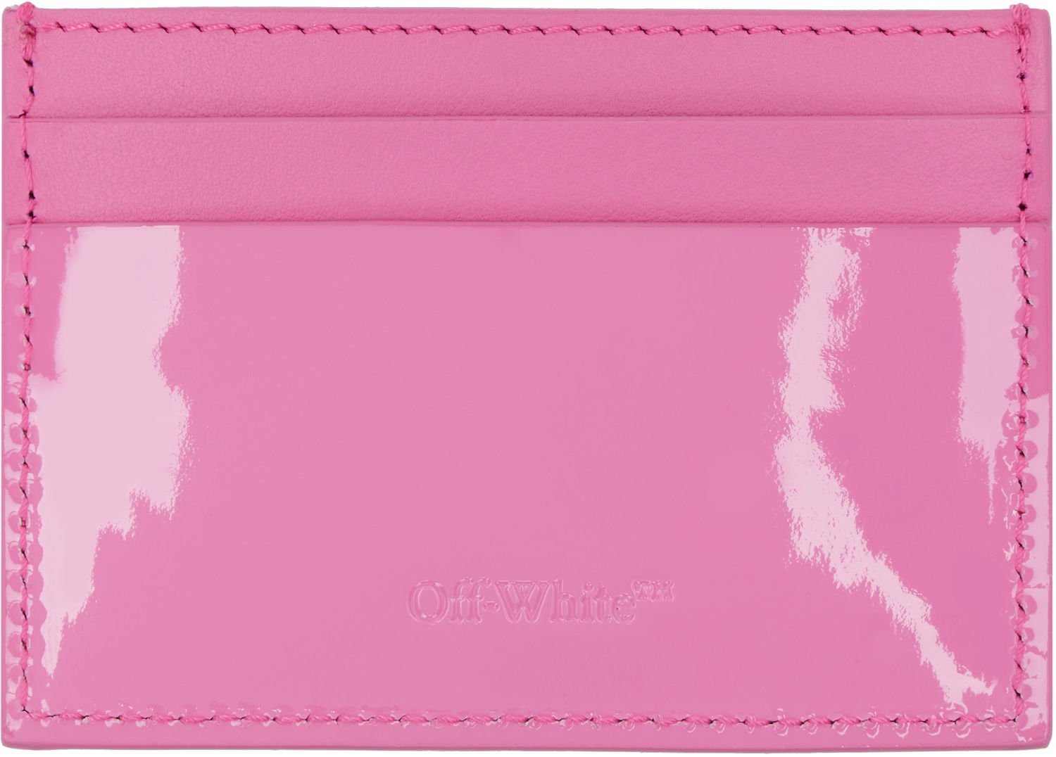 Портфейл Off-White Card Holder Розово | OWND035F24LEA0013B00, 1