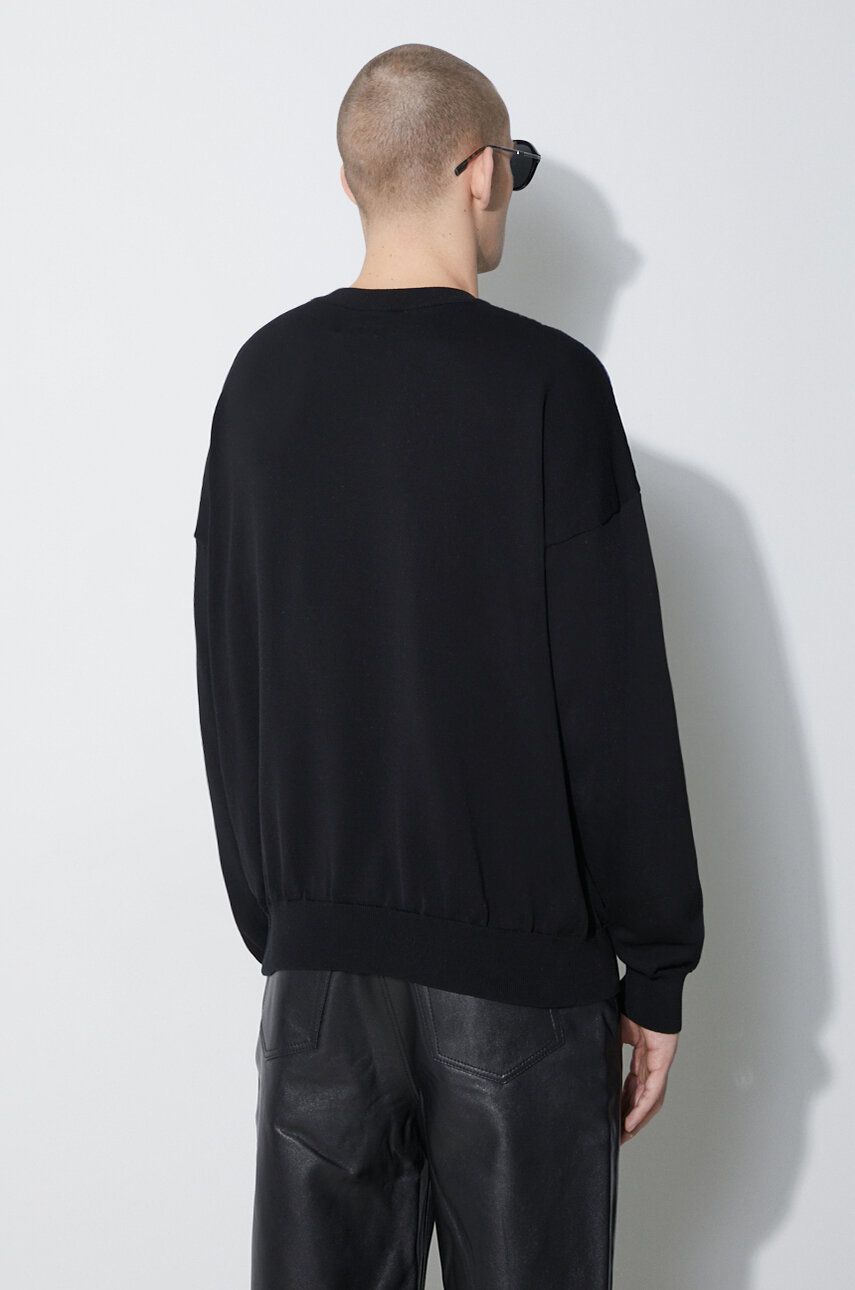 Пуловер Marcelo Burlon Marcelo Burlon Icon Wings Knit Boxy Crew Sweatshirt Черно | CMHE024S24KNI0011026, 1