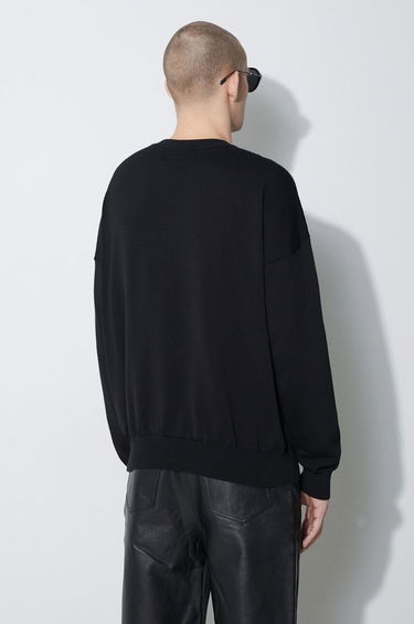 Пуловер Marcelo Burlon Marcelo Burlon Icon Wings Knit Boxy Crew Sweatshirt Черно | CMHE024S24KNI0011026, 1