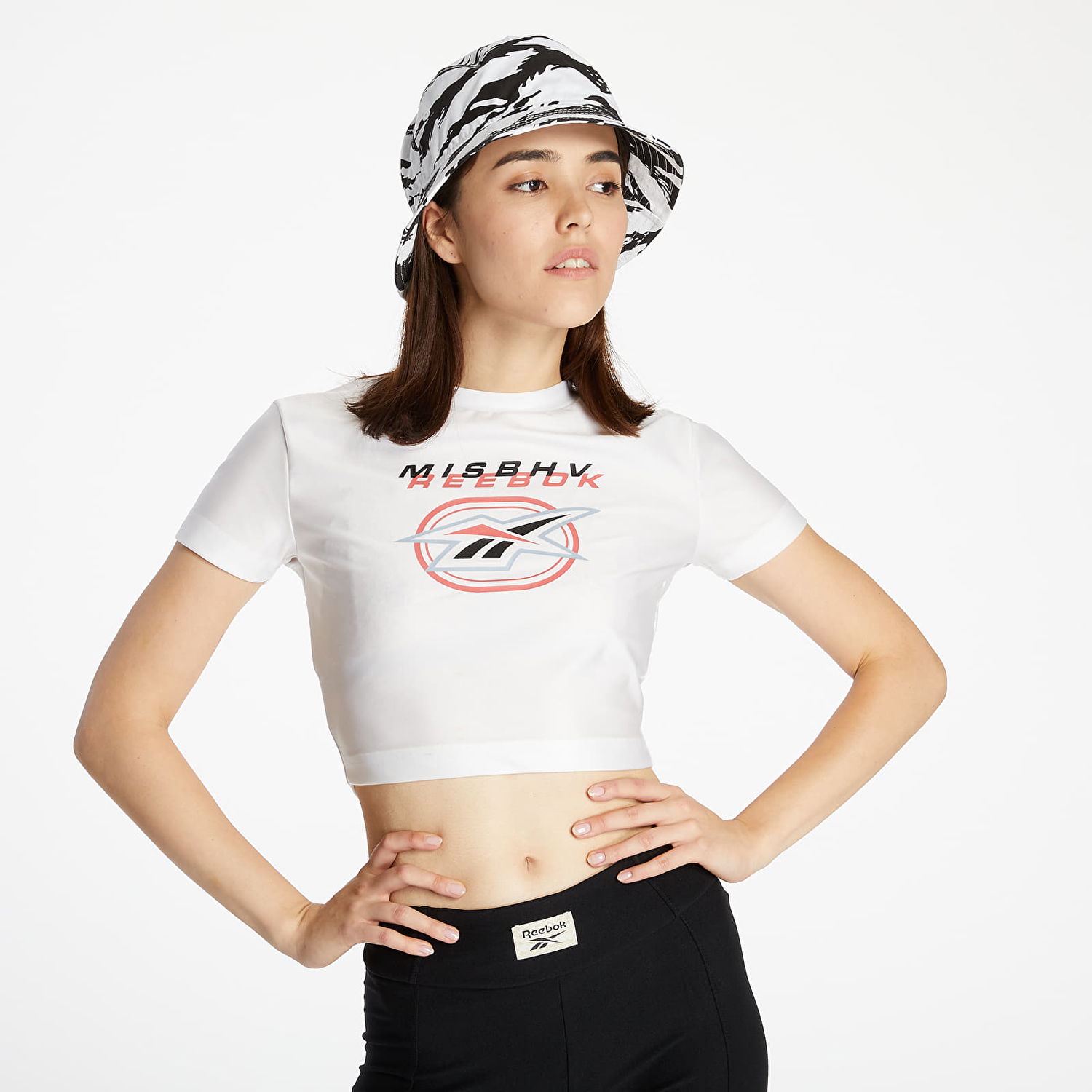 Тениска Reebok MISBHV x Cropped Tee Бяло | FT6015, 0