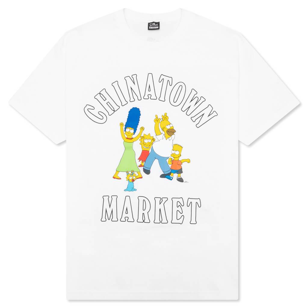 Тениска MARKET The Simpsons Family x Og T-Shirt Бяло | CTM1990346/0001, 0
