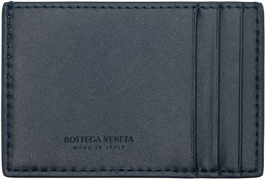 Портфейл Bottega Veneta Cassette Credit Card Holder Тъмно синьо | 748052 V39K2 3330, 1