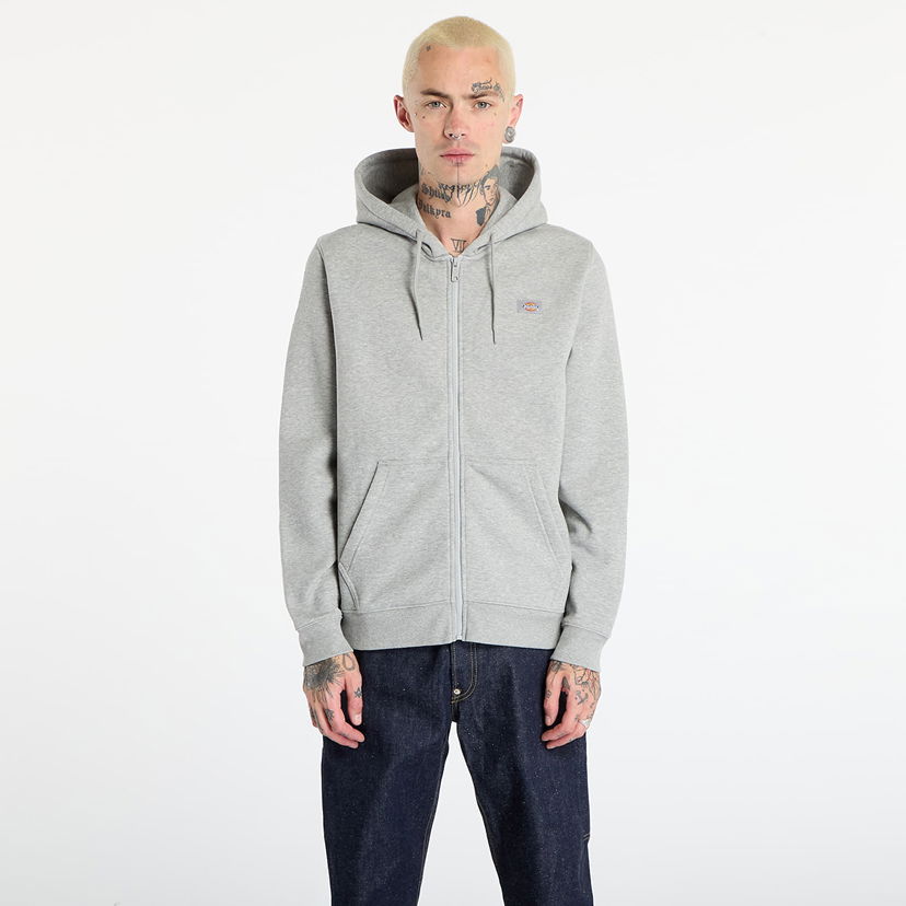Суитчър Dickies Oakport Zip Hoodie Сиво | DK0A4XD3HG01