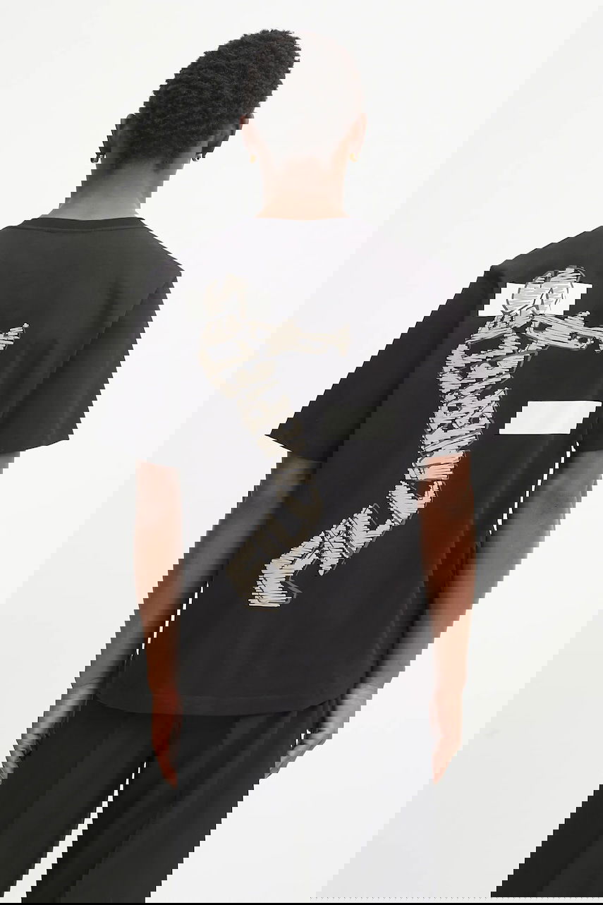 Тениска Filling Pieces Filling Pieces Trumpeteer Graphic T-Shirt Черно | 422520500237, 0