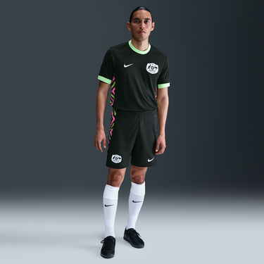 Фланелка Nike Australia Stadium 2025 Dri-FIT Replica Men's Soccer Shorts Черно | HQ1449-321, 1
