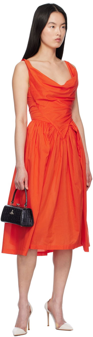 Pокля Vivienne Westwood Vivienne Westwood Sunday Midi Dress Оранжево
 | 1101032Z-W012U-, 3