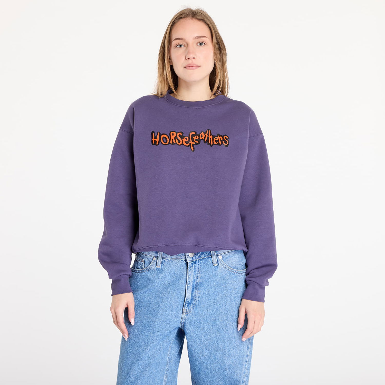 Суитчър Horsefeathers Sweatshirt Angela Sweatshirt Grape S Лилаво | SW917B, 0