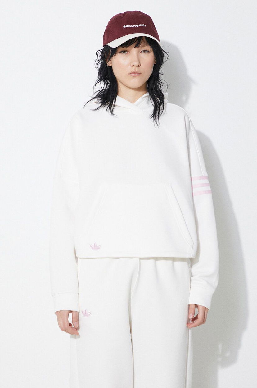 Суитчър adidas Originals Women's Hoodie Бяло | IU2498