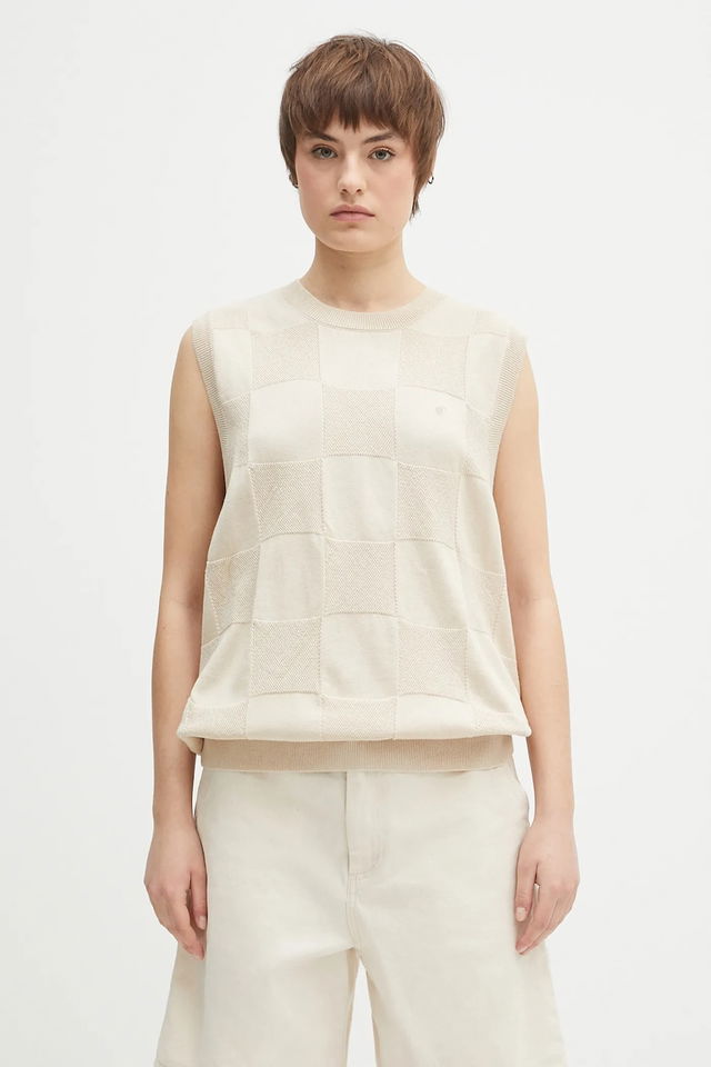 Checker Vest Sweater