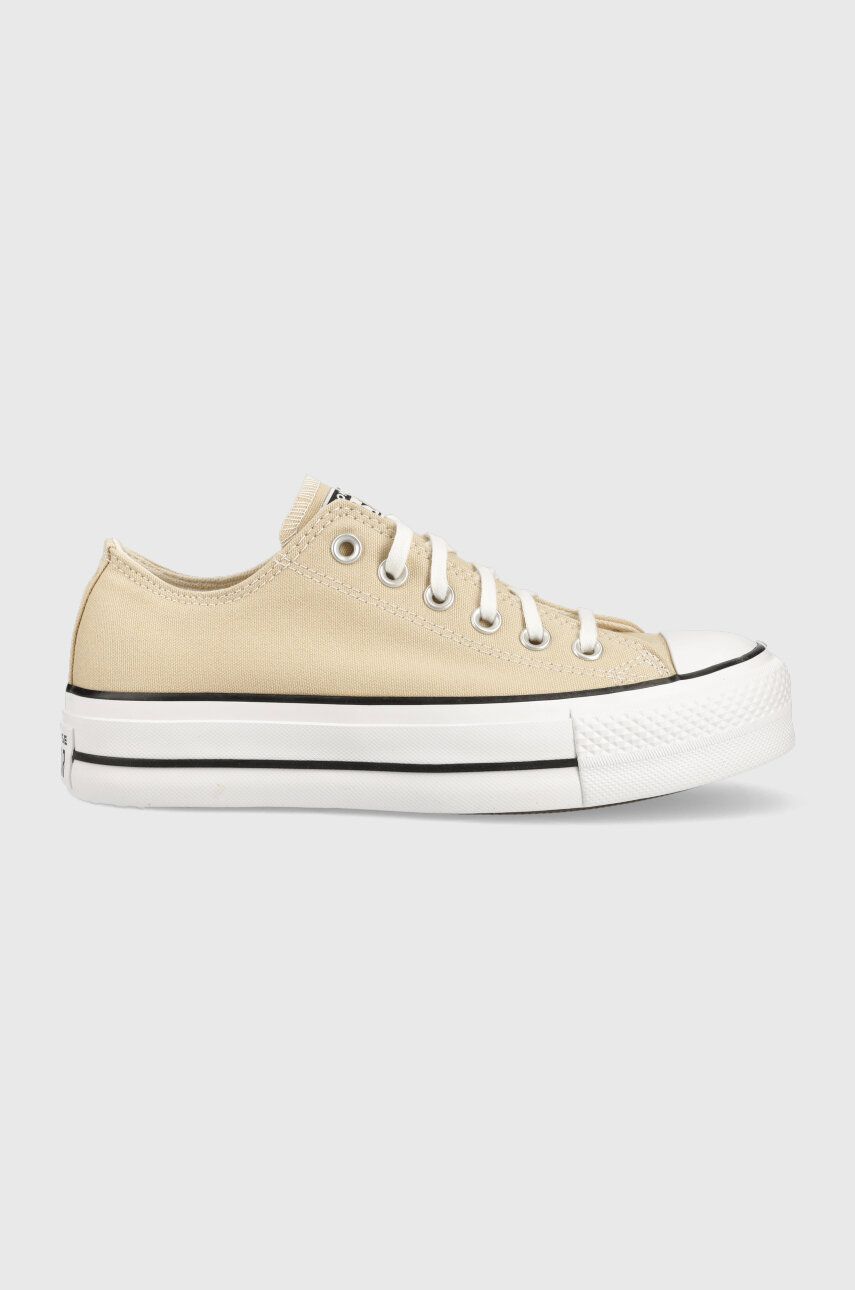 Кецове и обувки Converse Chuck Taylor All Star Lift Platform Бежово | A03542C, 1