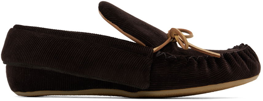 Облекло JW Anderson JW Anderson Corduroy Loafers Кафяво | ANM43532A, 0