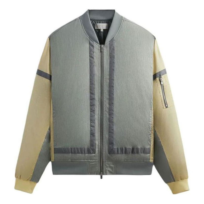 Яке бомбър KITH KITH Silas Bomber Jacket Зелено | KHM010530-368
