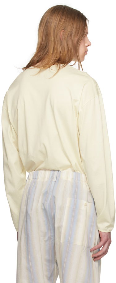 Тениска LEMAIRE Relaxed Long Sleeve T-Shirt Жълто | TO1182 LJ1018, 2