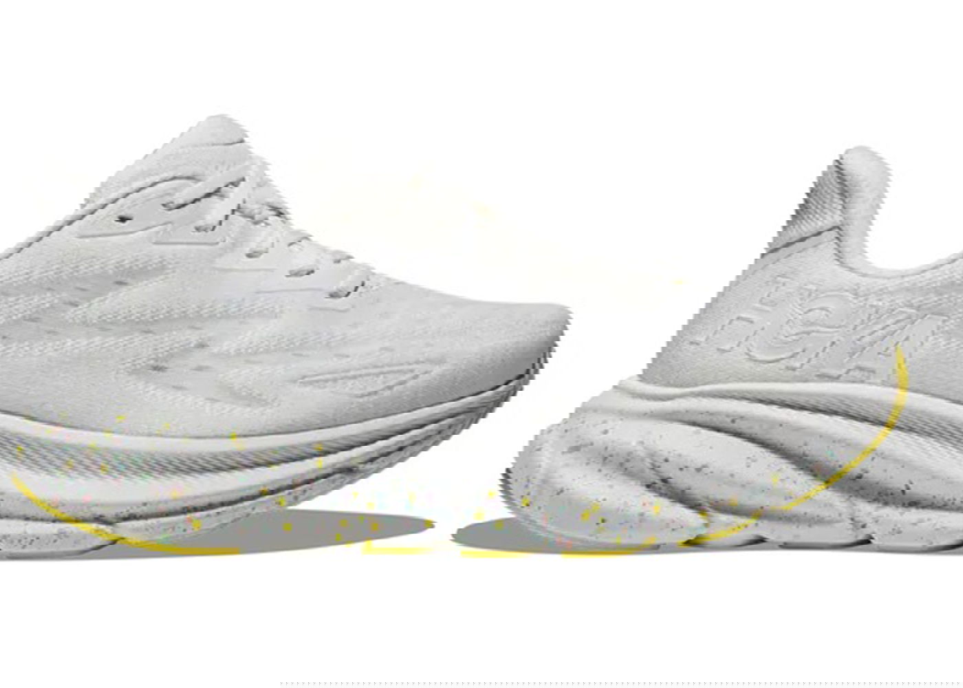 Кецове и обувки Hoka One One Clifton 9 White Lemonade Сиво | 1127895-WTL, 0