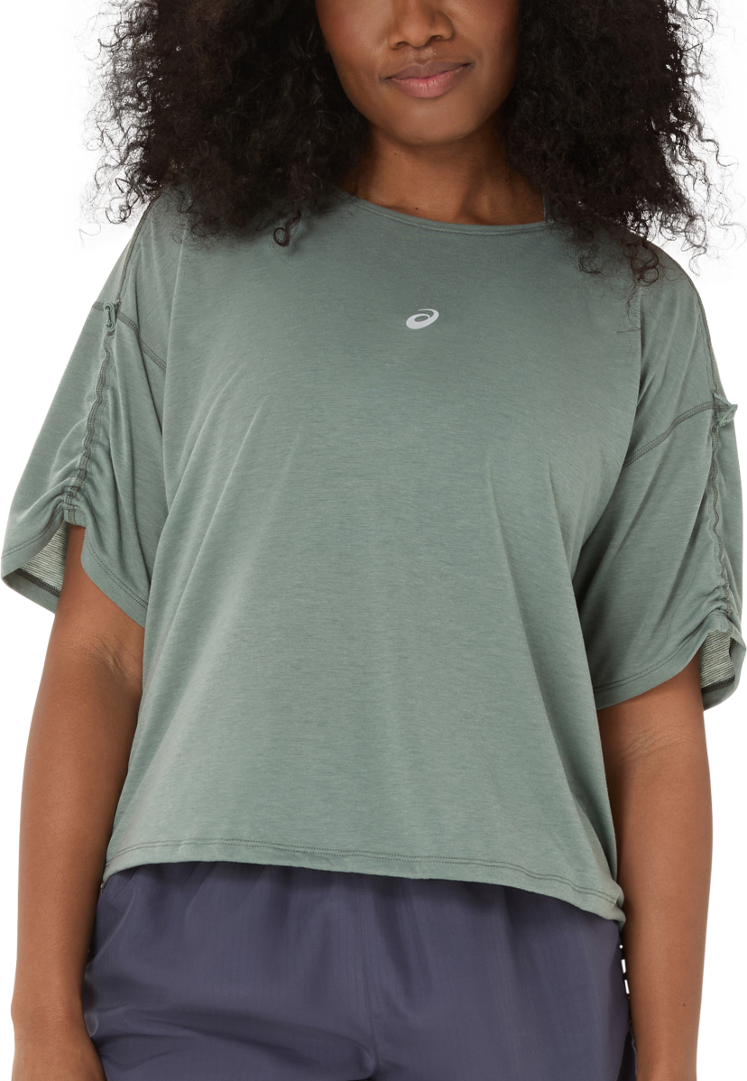Тениска Asics Asics Nagino Run Adjustable Short Sleeve Top Зелено | 2012d140-400
