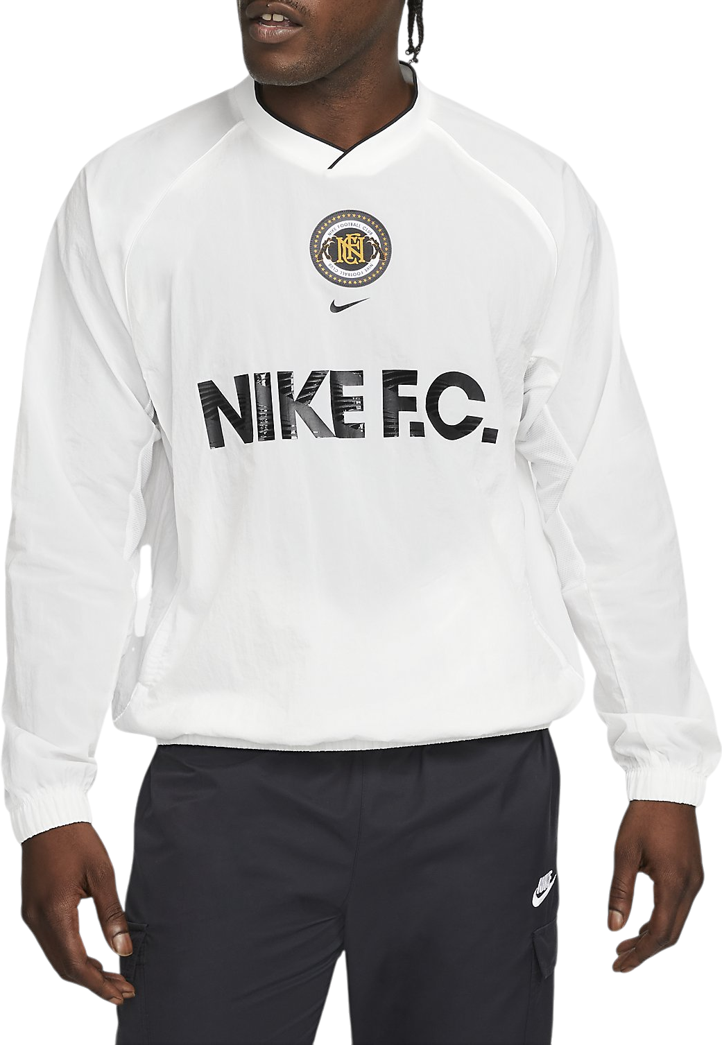 Ветровка Nike Nike F.C. Repel Football Crew Бяло | dq5039-121, 0