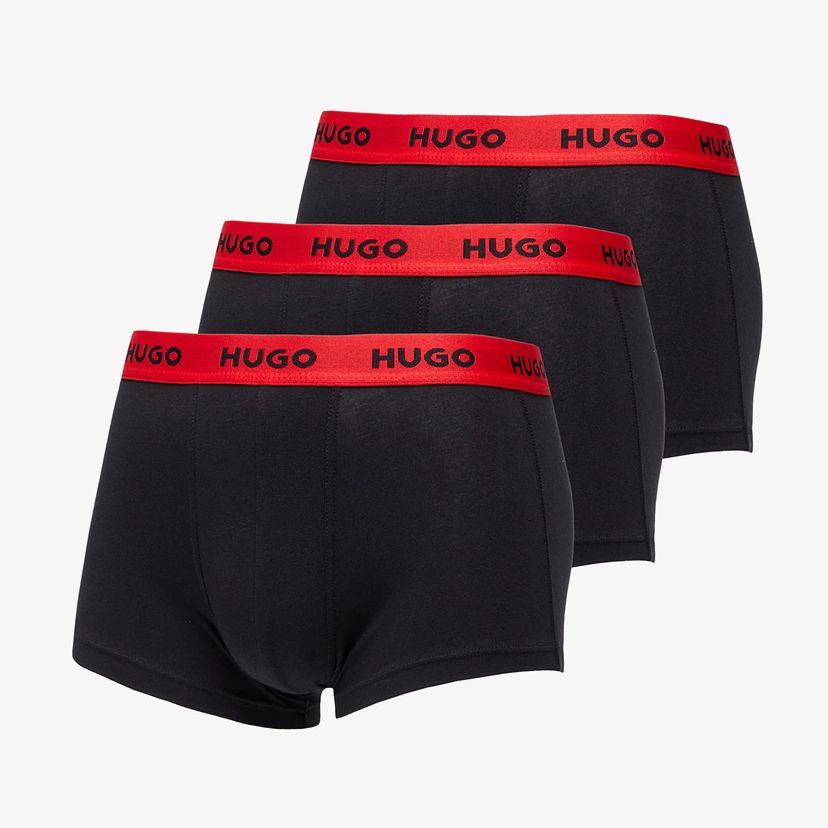 Боксерки BOSS Hugo Trunk 3 Pack Черно | 50469786-002