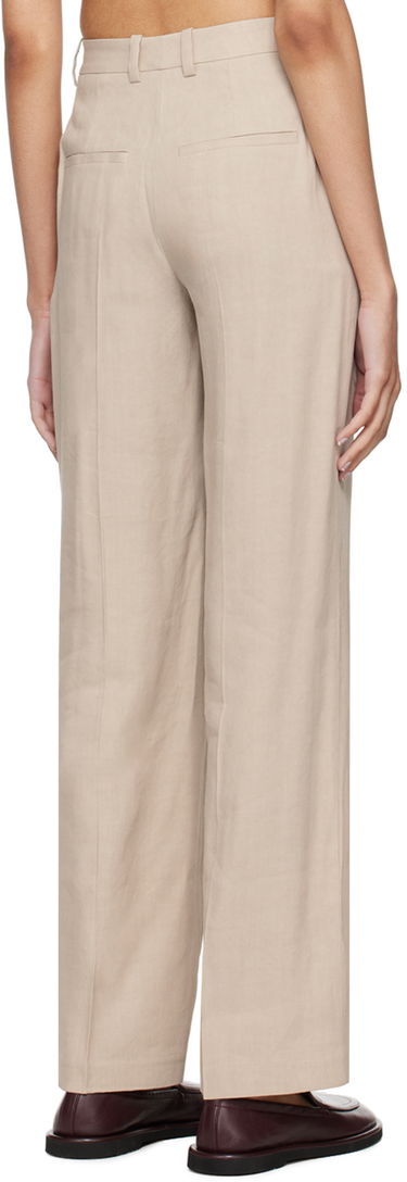 Панталони Anine Bing Kline Straight Leg Trousers Бежово | A-03-3344-SDA26, 2