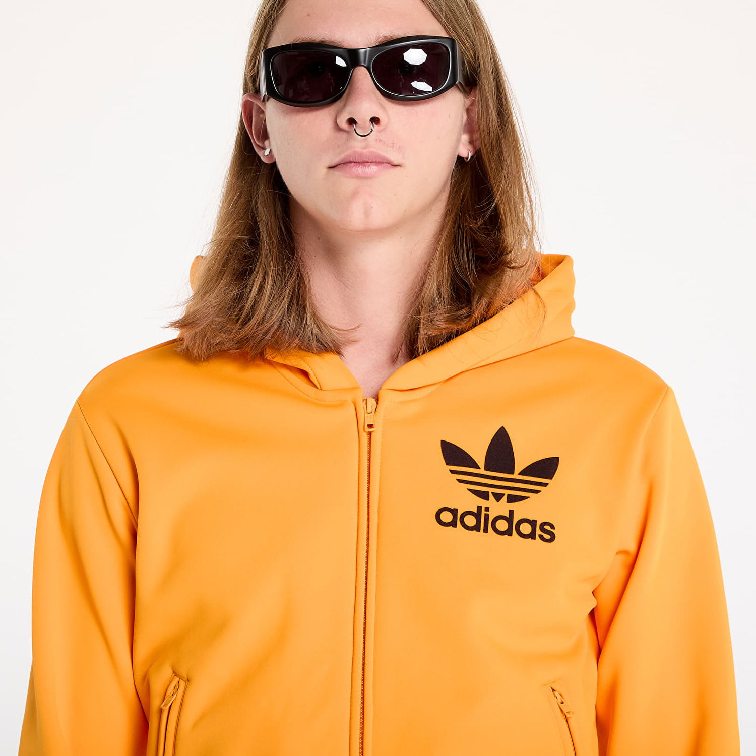 Суитчър adidas Originals Wales Bonner x Track Hoodie Orange Оранжево
 | JJ2938, 1