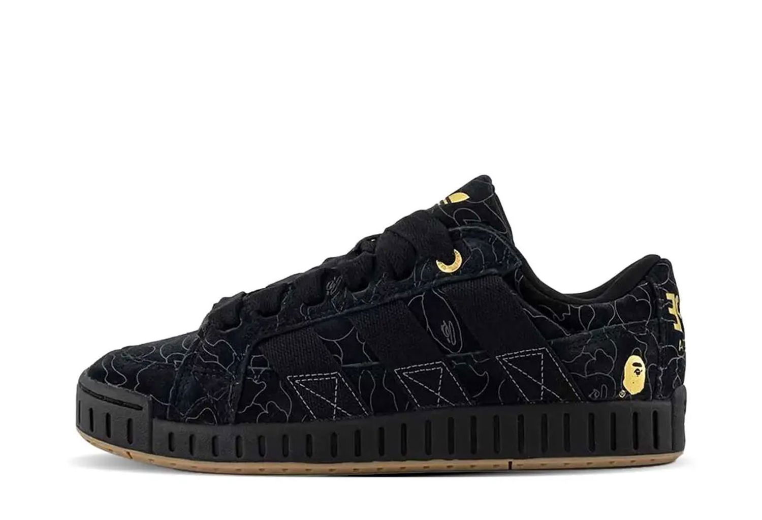 Кецове и обувки adidas Originals adidas x BAPE LWST Black - US 10 Черно | IE1131, 0