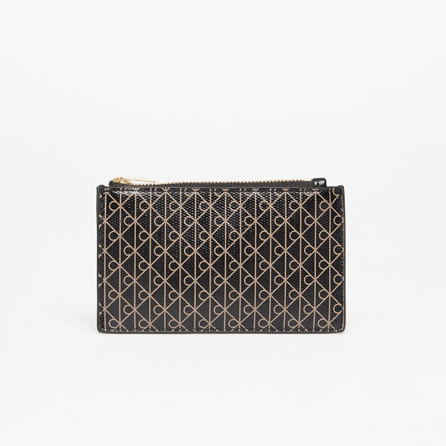 Calvin Klein Emblem Aop Top Zip Cardholder