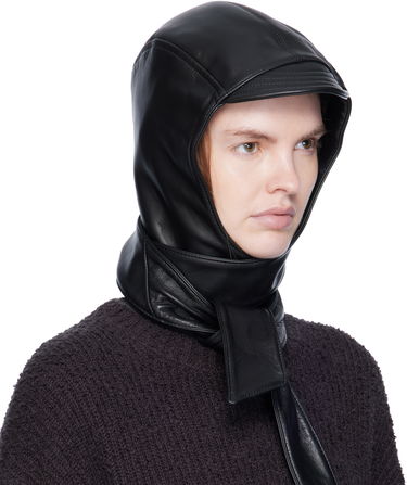 Шапка Jean Paul Gaultier Jean Paul Gaultier Leather Hood Черно | 25/03-U-AC024-L030-00, 3