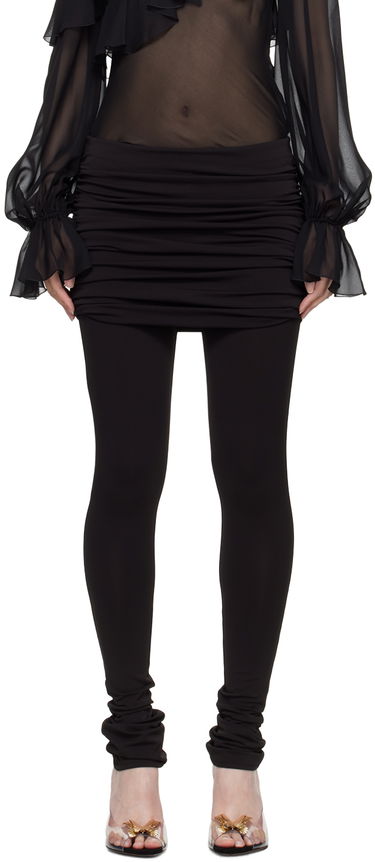 Клинове Blumarine Layered Leggings Черно | A422P148A, 0