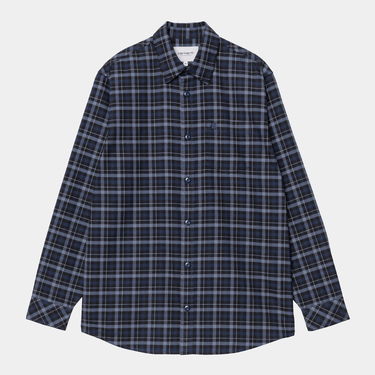 Риза Carhartt WIP Carhartt WIP Widmark Long Sleeve Shirt Синьо | I035326_1, 0