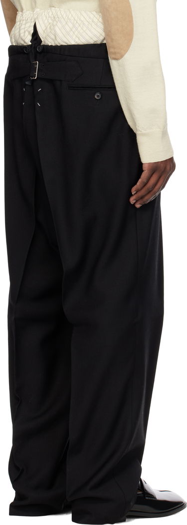 Панталони Maison Margiela Maison Margiela Layered Trousers Черно | S50KA0658 M35415, 2