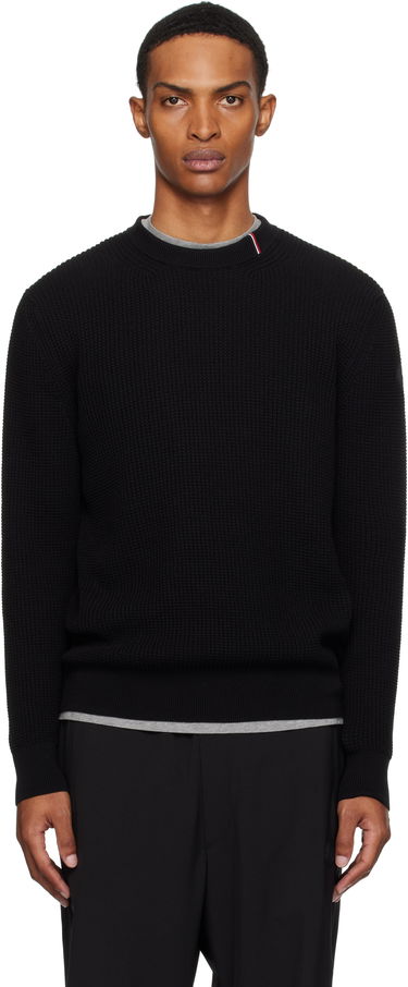 Пуловер Moncler Moncler Crew Neck Sweater Черно | K20919C00011M1367, 0